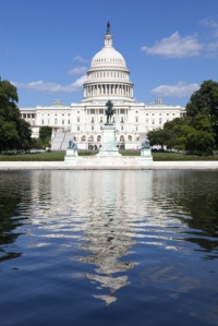 The capitol building in Washington