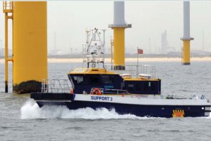 wind power support boat